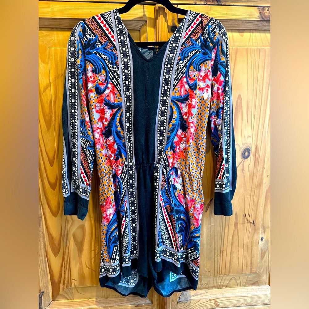 Jealous Tomato Aztec Romper, Sz M